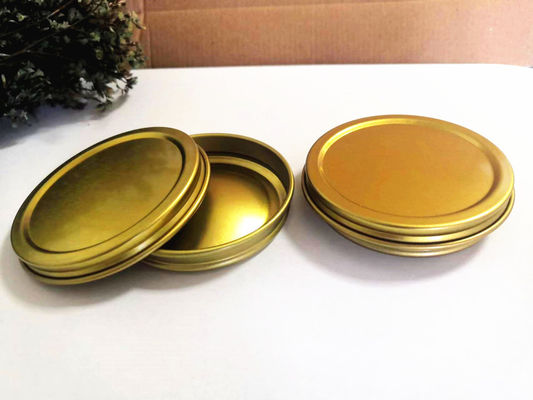 Voedingsmiddelenmateriaal van tinplate Kaviaarverpakking Can 0.28mm 20g