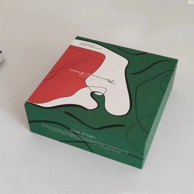 2024 nieuw ontwerp kaas ijs verpakking cadeau doos met wit binnenste dienblad zachte aanraking gevoel op de doos