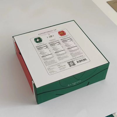 2024 nieuw ontwerp kaas ijs verpakking cadeau doos met wit binnenste dienblad zachte aanraking gevoel op de doos