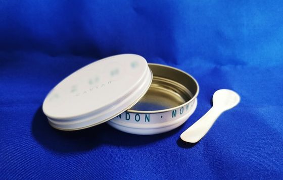 0.28mm Voedingsmiddelenplaat Kaviaar Verpakking Vacuüm Leeg Blik 125g met plat deksel volkleurig afdrukken
