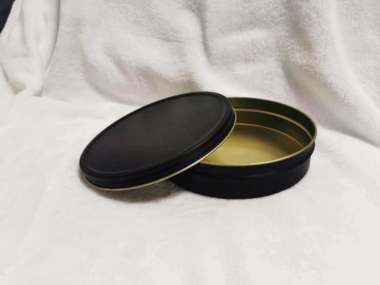 Vacuüm Leeg Kaviaar blik Food Grade Verpakking 500 ml met matzwart binnenin goud