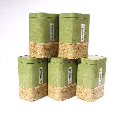 Hoogwaardige metalen tin doos rechthoekige lege metalen olie blik met CMYK / Pantone kleur