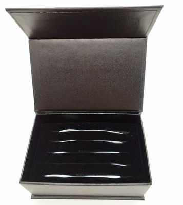Stijf papier Kaviaar geschenkstel Boekvorm Kwaliteit Met Spons Inner Tray