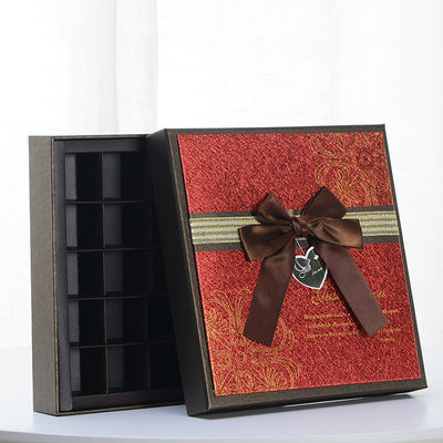 Elegant luxe kartonnen chocolade doos