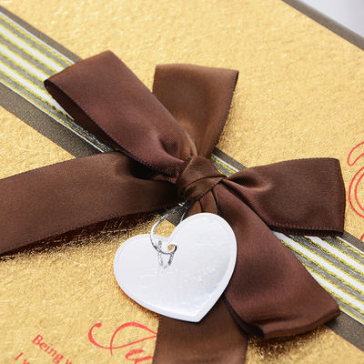 Elegant luxe kartonnen chocolade doos