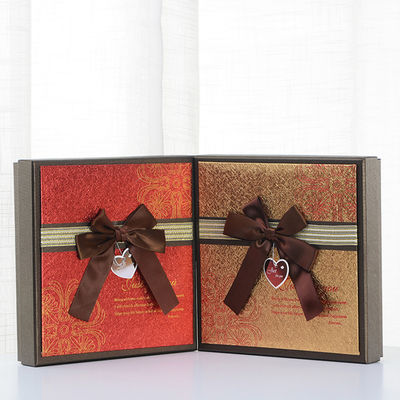 Elegant luxe kartonnen chocolade doos