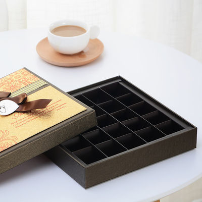Elegant luxe kartonnen chocolade doos