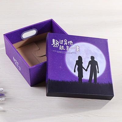 Gepersonaliseerde ontwerp kartonnen verpakkingsdozen voor Valentijnsdag snacks en dessert