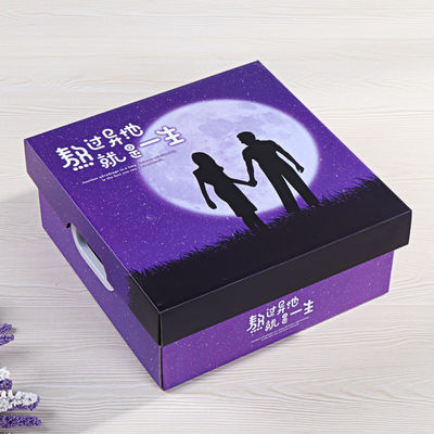 Gepersonaliseerde ontwerp kartonnen verpakkingsdozen voor Valentijnsdag snacks en dessert