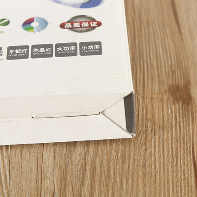 Gekrompen papierlampverpakkingsdoos, opvouwbare lampverpakkingsdoos