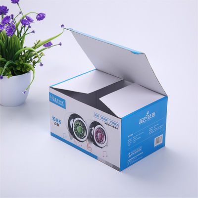 Soft Touch Custom Carton Box Warmtebescherming Voor Mini Luidspreker Verpakking