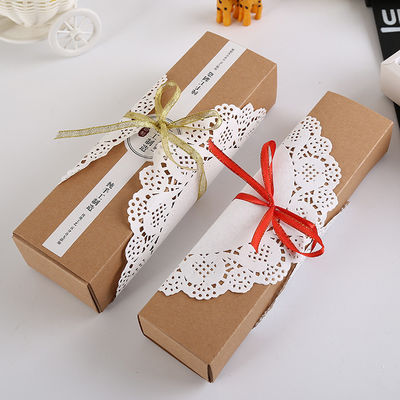 Drawer stijl voedselverpakkingsdoos macaron cadeaubon gemakkelijk te dragen en op te slaan