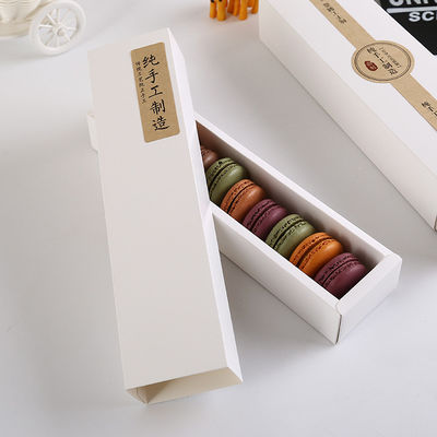 Drawer stijl voedselverpakkingsdoos macaron cadeaubon gemakkelijk te dragen en op te slaan