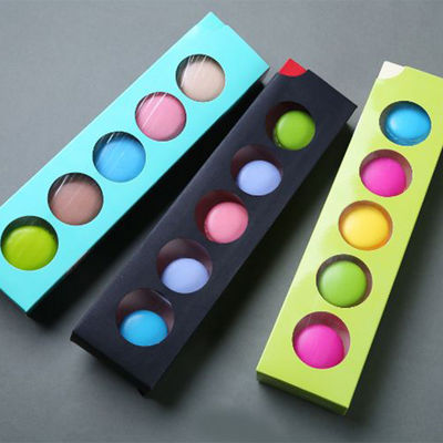 Elegant ontworpen kast verpakking, opvouwbare macaron verpakkingsdozen