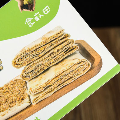 Opvouwbare afgestemde rand voedselverpakkingsdoos rechthoekige voor koekje cake verpakking