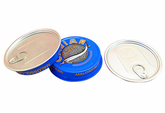 3.5oz 7oz Ring Pull Kaviaar Verpakking Container, Aluminium Kaviaar Tin Box