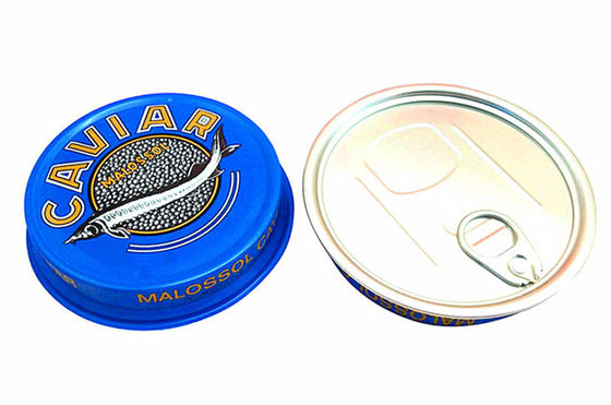 3.5oz 7oz Ring Pull Kaviaar Verpakking Container, Aluminium Kaviaar Tin Box