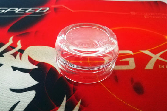 Hoog transparante glazen kaviaar pot 1 oz 28-30 gram met metalen deksel FDA goedgekeurd