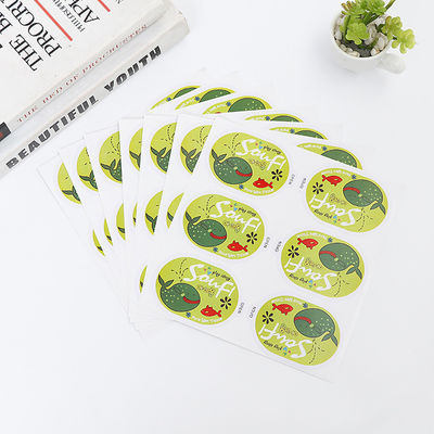 Kinderen logo label Stickers Cartoon Transparante elektrostatische label
