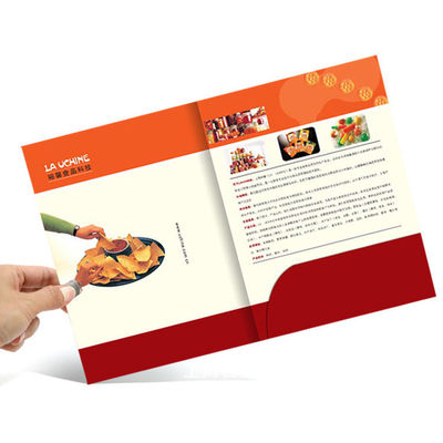 A4-grootte volkleurige brochures zakpapier karton bestandsmap voor kantoor