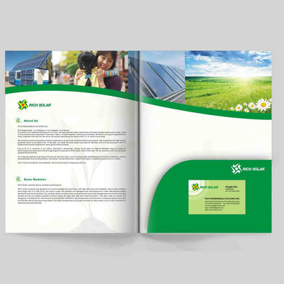A4-grootte volkleurige brochures zakpapier karton bestandsmap voor kantoor