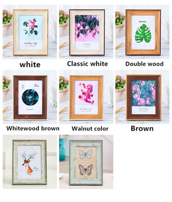 American Style Foto Frame, 7 Kleuren Houten Huwelijks Foto Frames