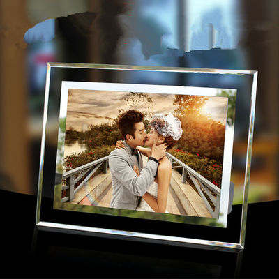 Promotioneel rechthoekig glazen tafeltopfoto's met 12 kleuren