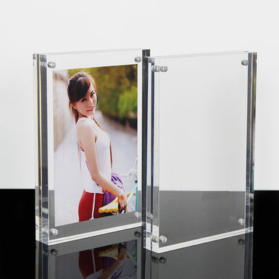 Hoge helderheid Magnetisch Foto Frame Acrylmateriaal met dubbelzijdig
