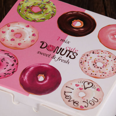 Donuts brood verpakkingsdoos met lade stijl, snack verpakkingsdoos gerecycled