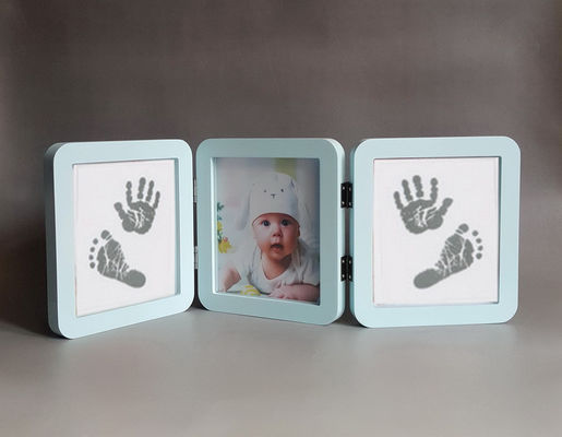 Gepersonaliseerde houten fotoramen, Luxe Triple Picture Frame Logo Printed