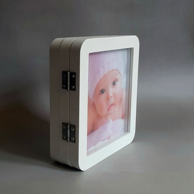 Gepersonaliseerde houten fotoramen, Luxe Triple Picture Frame Logo Printed