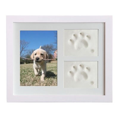 Houten aangepaste fotoraam 28x23cm voor hond of kat