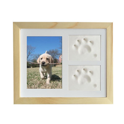 Houten aangepaste fotoraam 28x23cm voor hond of kat