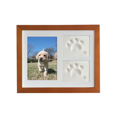 Houten aangepaste fotoraam 28x23cm voor hond of kat