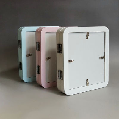 Houtmateriaal Gepersonaliseerd fotoraam 12 Maand Baby Handprint And Footprint Kit