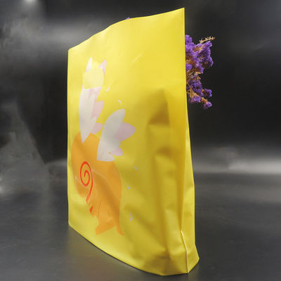 Logo pitented plastic tassen met handgrepen, die cut plastic zakken voor winkelen