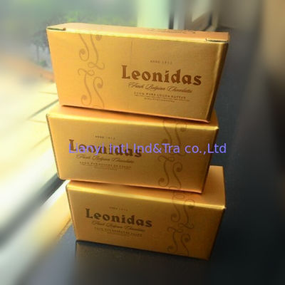 Kleine chocolade vouwbare voedselpapierdoos