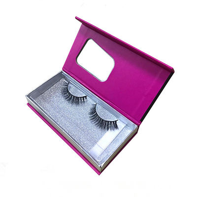 Magnetische opvouwbare luxe kartonnen doos met logo valse wimpers verpakking