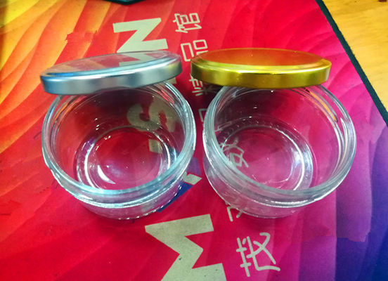 High Transparent Glas Kaviaar Verpakking Jar 1 oz 50-60 gram FDA goedgekeurd