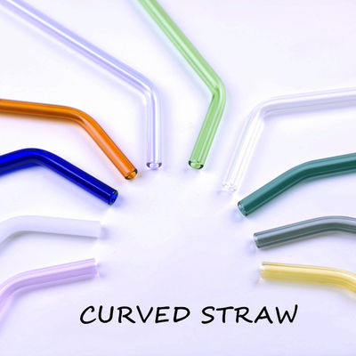 Warmtebestendige borosilicaat glas stro milieuvriendelijk