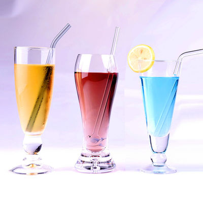 Warmtebestendige borosilicaat glas stro milieuvriendelijk
