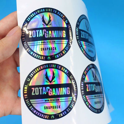 Depressie laserprinten waterdicht kleeflabel glanzend laminaat
