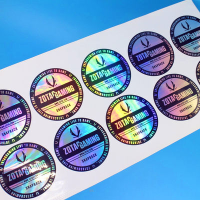 Depressie laserprinten waterdicht kleeflabel glanzend laminaat